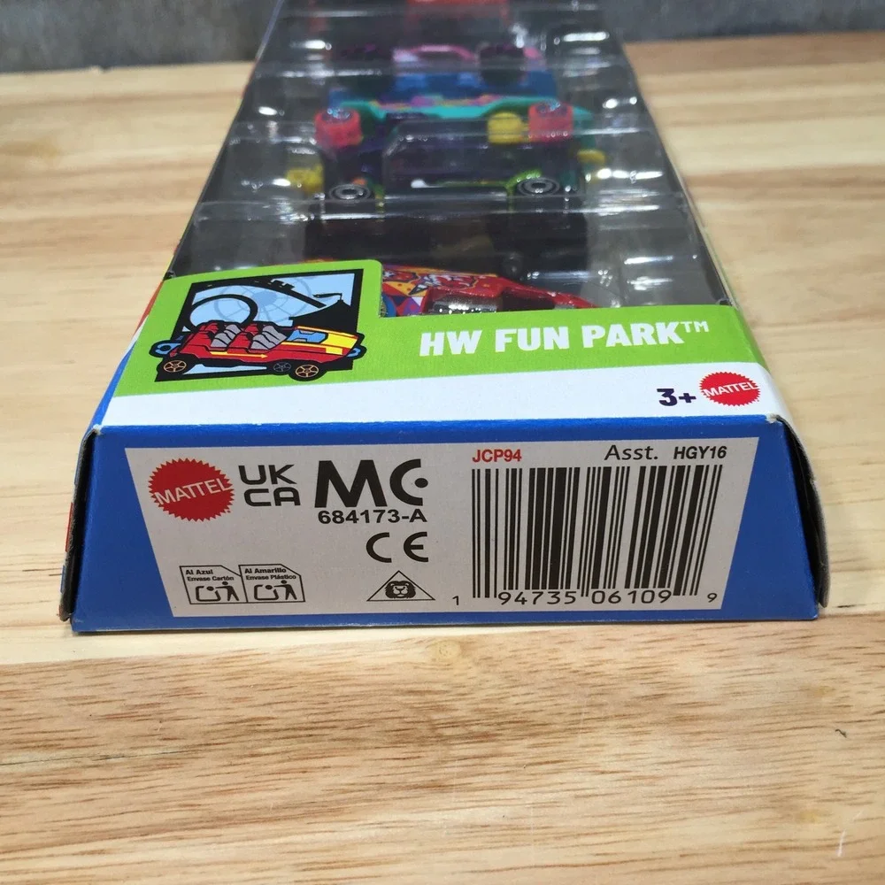 Hot Wheels Kids Toy Cars HW Fun Park 5-Pack JCP94 Multicolor
